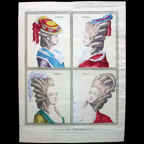 Gallerie Des Modes Et Costumes Français, 1778-1787, Gravure N° A 5, La Phrygienne (1778) 1