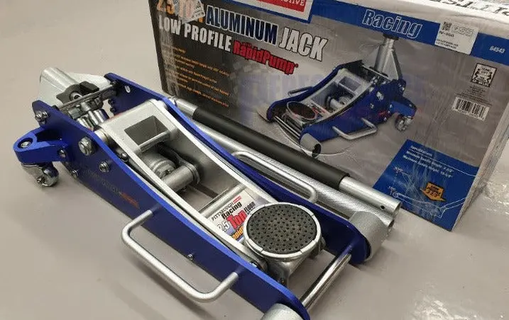 Pittsburgh Aluminium Low Profile Jack With Rapid Pump ~ 2500Kg 1