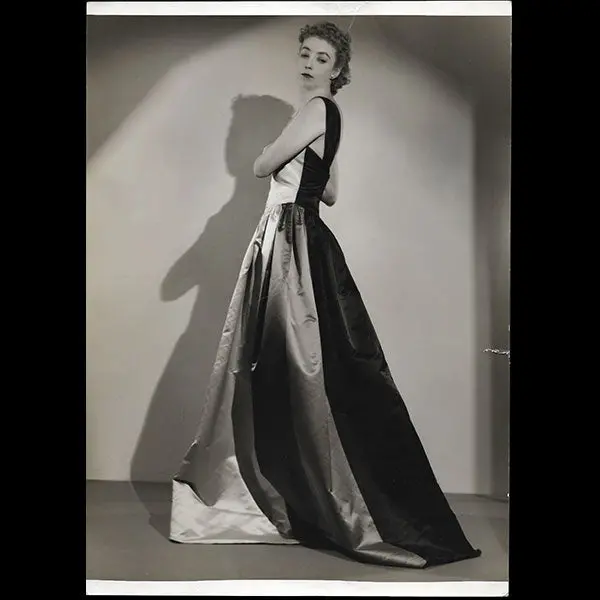 Molyneux - Robe Du Soir Pour L'automne-Hiver 1939, Photographie D'époque De François Kollar 1