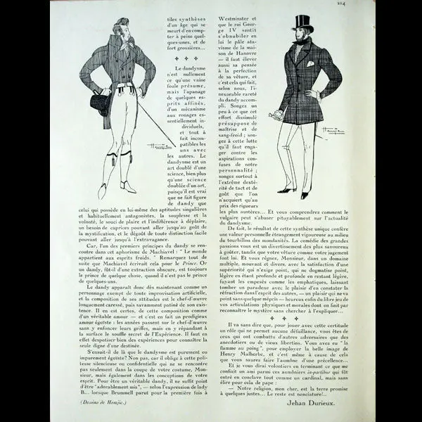 Monsieur, Revue Des Élégances, N21 (1921, Septembre) 2