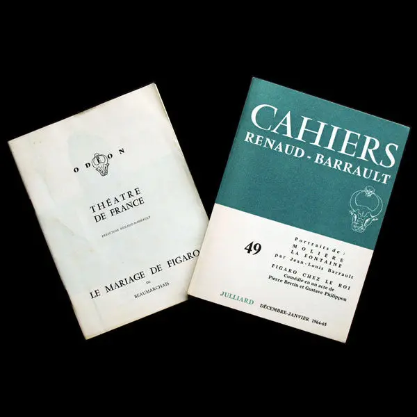 Yves Saint Laurent - Programme Du Mariage De Figaro, Avec Envoi Du Couturier (1964) 1