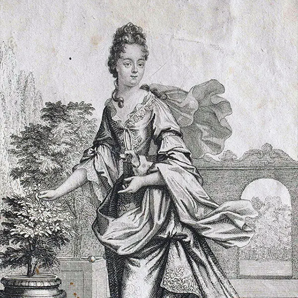 Bonnart - Anne Palatine Princesse De Condé (Circa 1695) 2