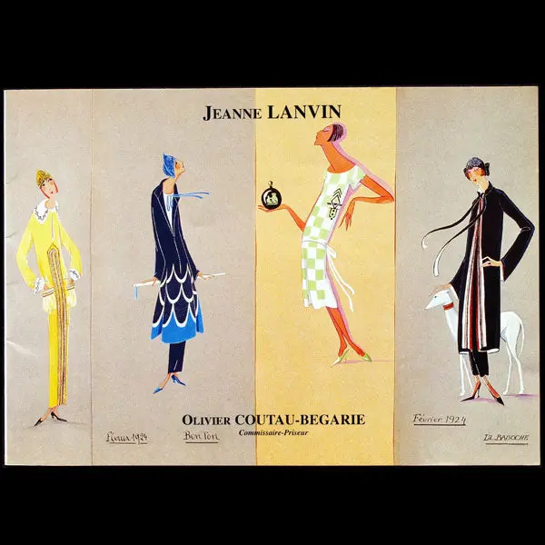L'art Et La Mode : Gouaches De L'atelier Jeanne Lanvin, Catalogue De Vente Du 15 Mai 1995 1