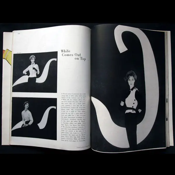 Harper's Bazaar (1957, Février), Couverture De Richard Avedon 2