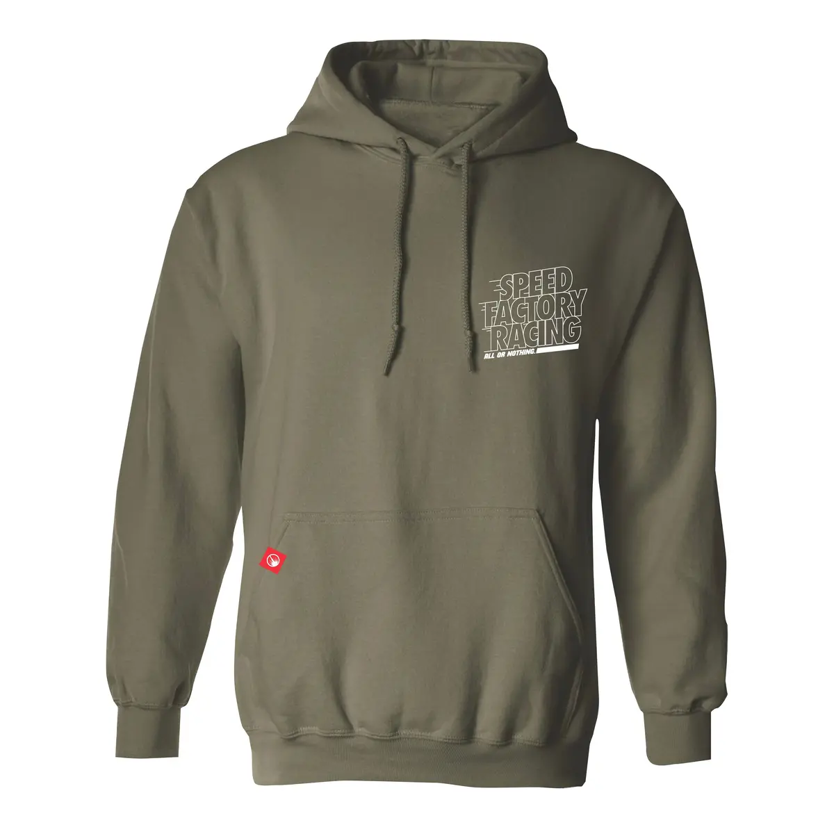 Speedfactory Racing "All Or Nothing" Hoodie (Army Green) 2