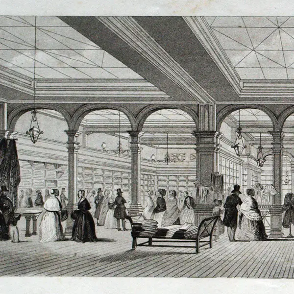 Magasins De La Ville De Paris, Neues Modenmazin 'Die Stadt Paris' Zu Paris (Circa 1850-1860) 2