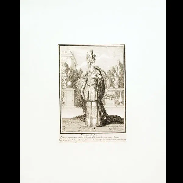 Princesse De Perse, Gravure De Bonnart (Circa 1698-1710) 1