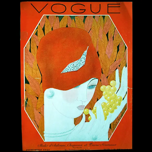Vogue France (1Er Septembre 1927), Couverture De Georges Lepape 1