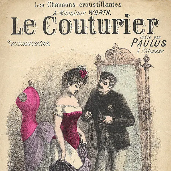 A Monsieur Worth, Le Couturier - Chanson Croustillante De Rolla Et Louis Raynal (1886) 2