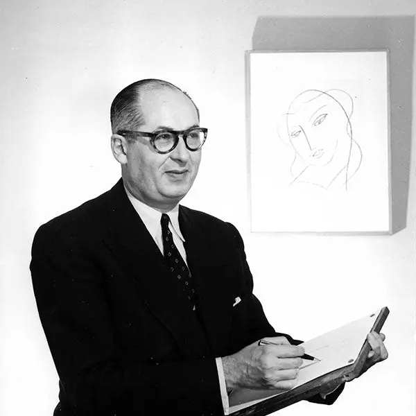 Heim - Portrait De Jacques Heim Par Willy Maywald (Circa 1955) 2