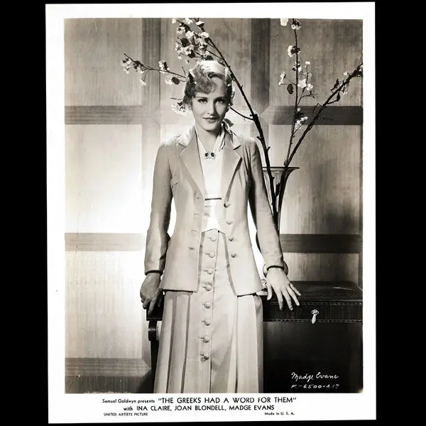 Ina Claire Et Madge Evans Dans The Greeks Had A Word For Them, Costumes De Gabrielle Chanel (1932) 1