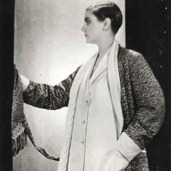Lucien Lelong - Pyjama De Soie, Tirage D'époque De Scaïoni (1927) 2