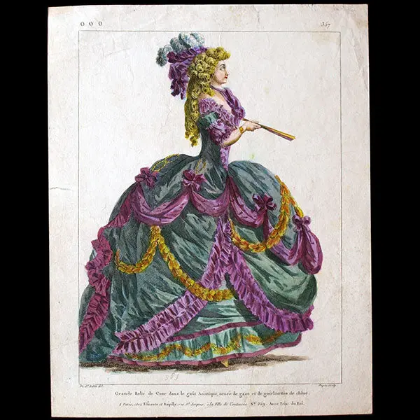 Gallerie Des Modes Et Costumes Français, 1778-1787, Gravure N°Ooo 357 1