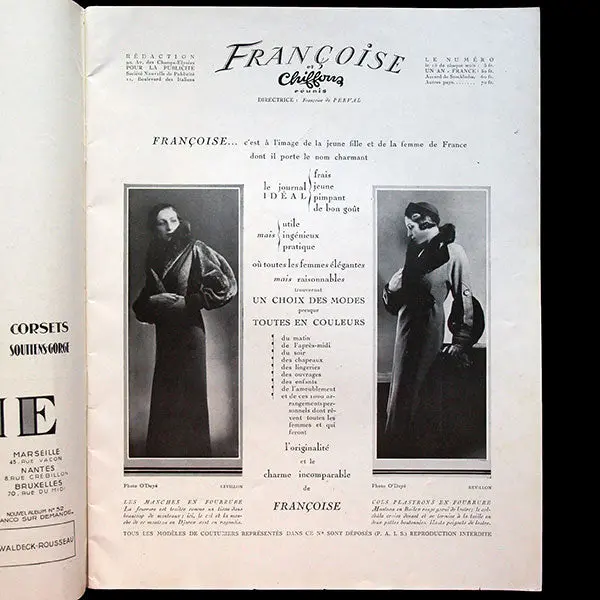 Françoise Ou Les Modes En Couleurs - Françoise Et Chiffons Réunis, 15 Octobre 1932 2