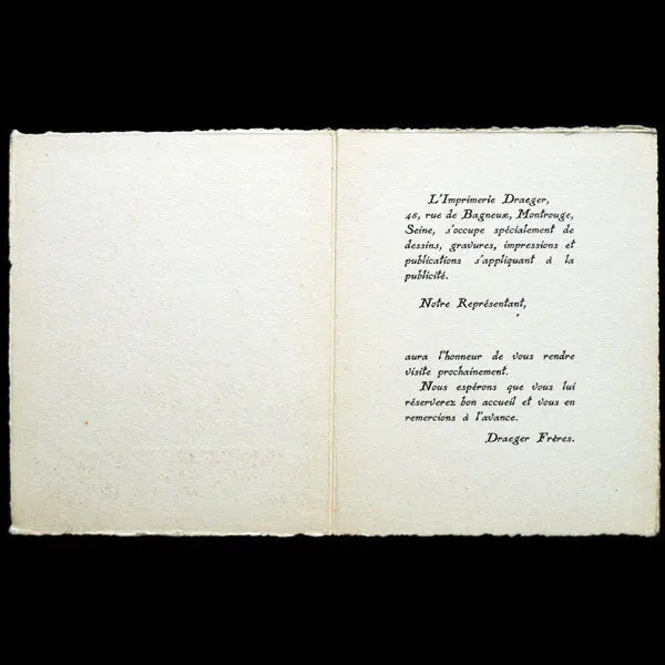 Un Catalogue Imprimé Par Draeger Frères Sera Pour Vous Monsieur Un Merveilleux Ambassadeur Par Georges Lepape (1924) 2