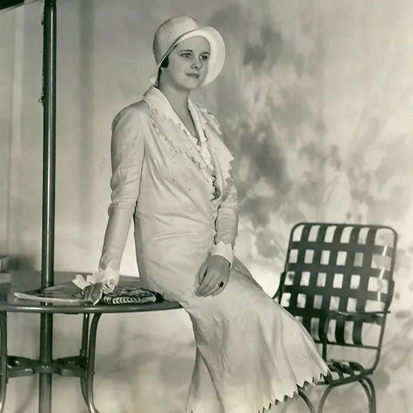 Chanel - Tailleur De Lin Rose Importé Par Le Grand Magasin Lord & Taylor (1930) 2