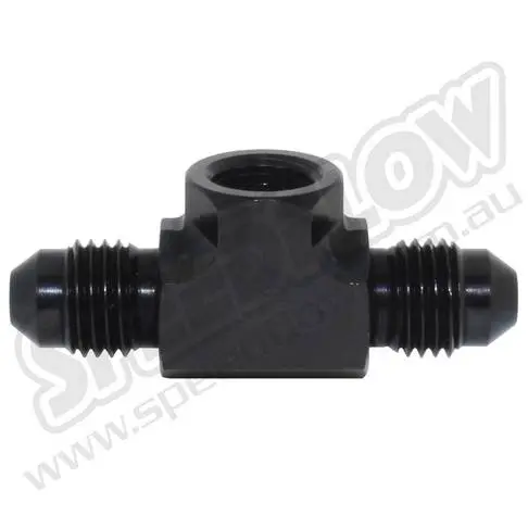 Speedflow -4 Tee 1/8" Npt Port On Branch 1