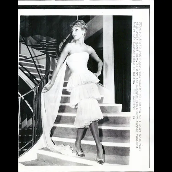 Chanel - Robe En Mousseline Pour 1958 1
