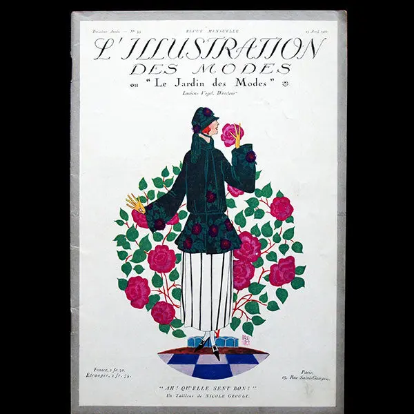 L'illustration Des Modes, N°33, 15 Avril 1922, Couverture De Mario Simon 1