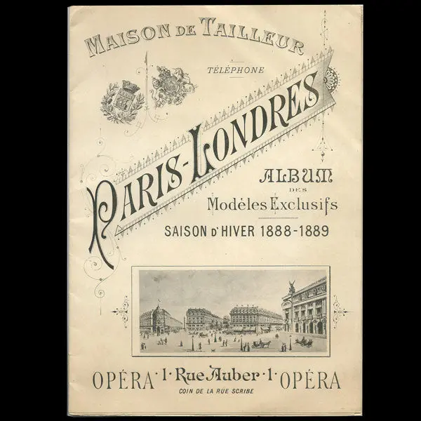 Catalogue Du Tailleur Paris-Londres, 1 Rue Auber À Paris (1888-1889) 1