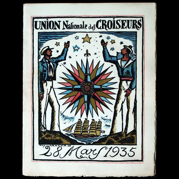 Union Nationale Des Croiseurs, 28 Mars 1935, Couverture De Guy Arnoux 1