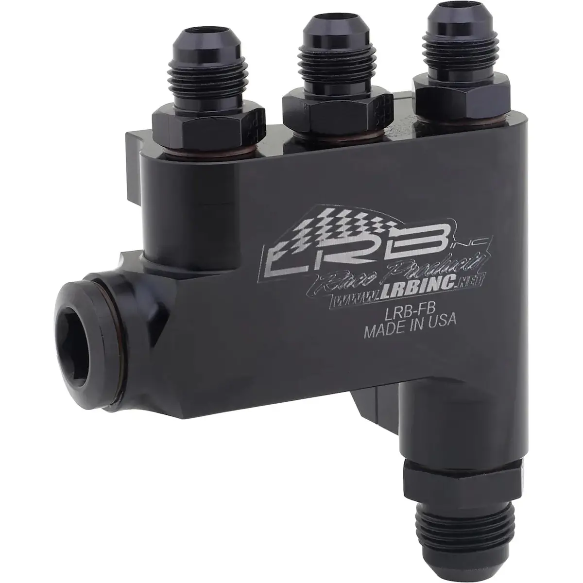 Speedway Motors Lrb 3 Port Fuel Block 1
