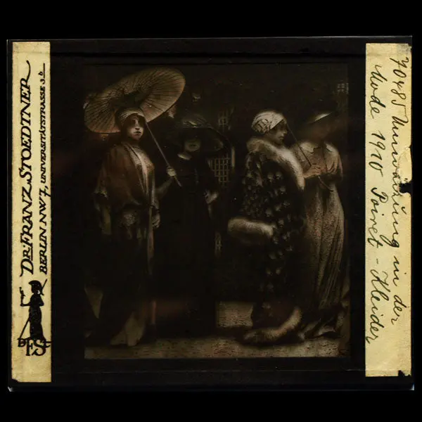 Une Leçon D'élégance Dans Un Parc, Modèles De Paul Poiret Dans Le Jardin De L'hôtel D'antin, Par Henri Manuel (1910) 1