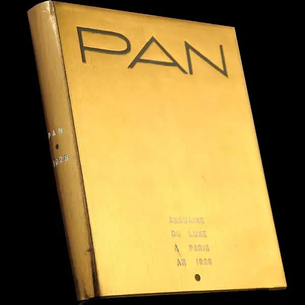 Poiret - Pan, Annuaire Du Luxe À Paris (1928) 1