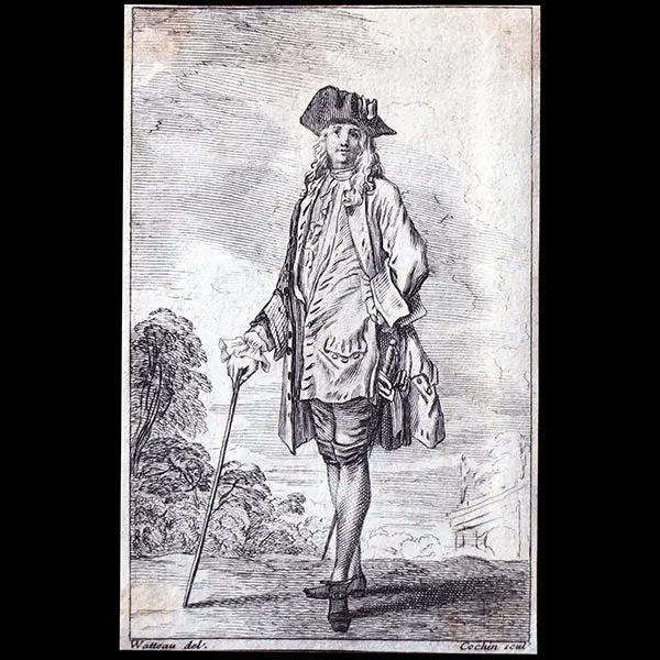 Figures Françoises Et Comiques, Nouvellement Inventées Par M. Watteau, Peintre Du Roy (Circa 1720) 2