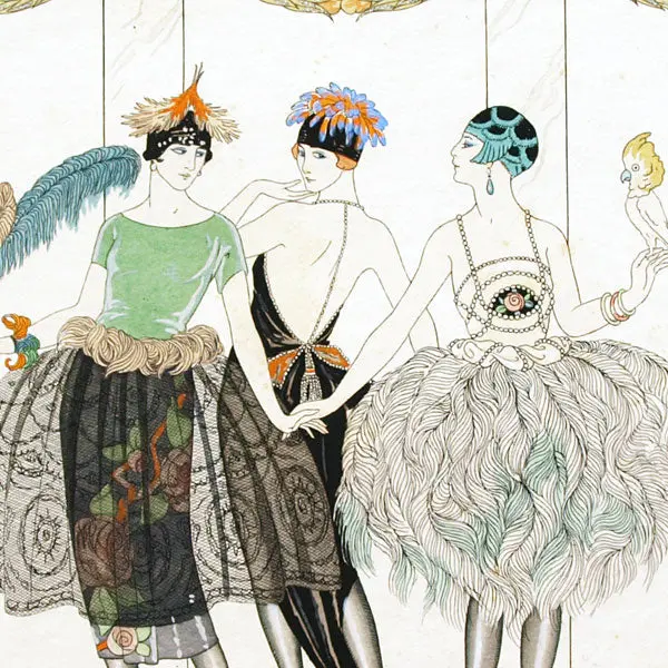 Le Bonheur Du Jour Ou Les Grâces À La Mode : Les Belles Sauvagesses De 1920 Par George Barbier (1924) 2