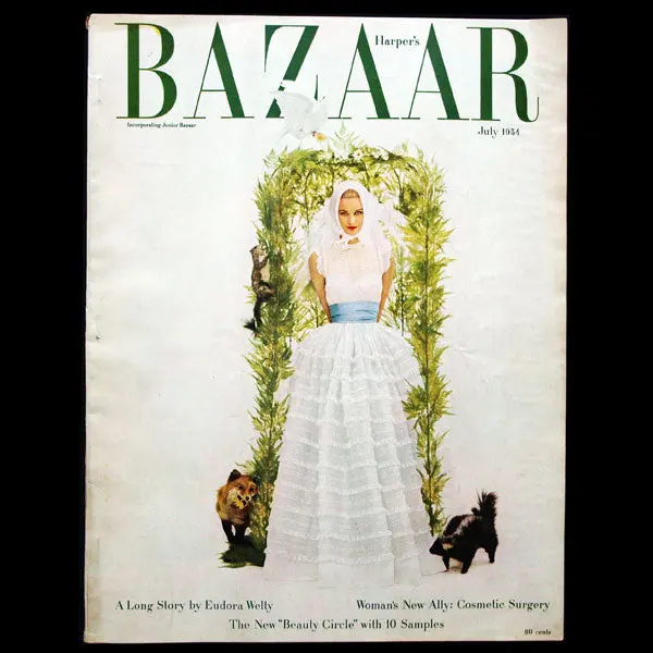 Harper's Bazaar (1954, Juillet), Couverture De Richard Avedon 1