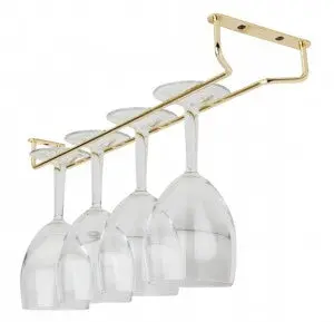 Support Doré Pour Verres À Pied - 40,6 Cm 1