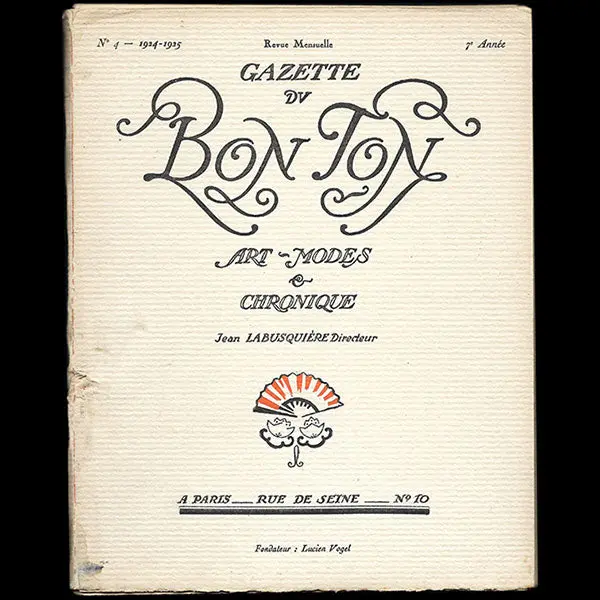 Gazette Du Bon Ton (N°4, 1924-25) 1