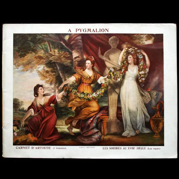 Carnet D'artiste, Les Soieries Au Xviiième Siècle, Catalogue Des Magasins Pygmalion (1912) 1