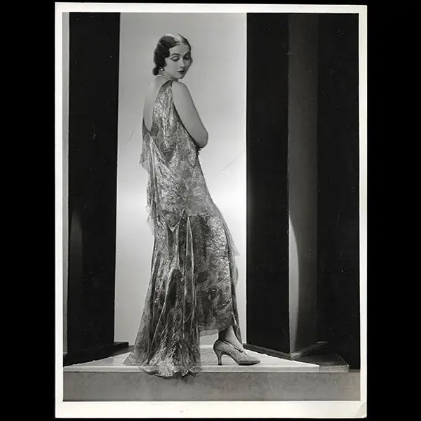 Jean Patou - Robe Du Soir Importée Par Mary Walls 1930) 1