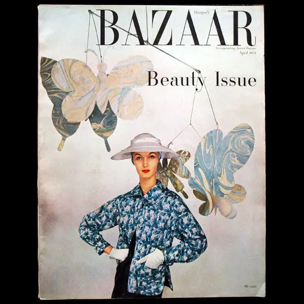 Harper's Bazaar (1954, Avril), Couverture De Louise Dahl-Wolfe 1