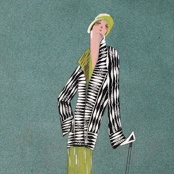 Jeanne Lanvin - Dessin De L'ensemble Pinchoun (1925) 2