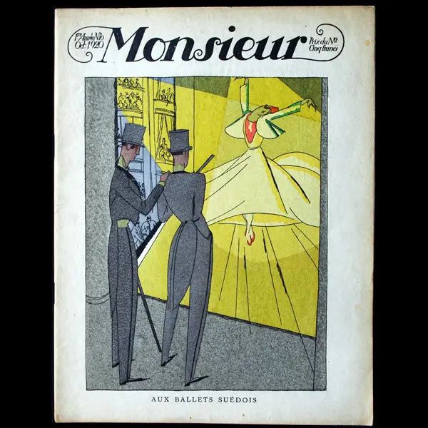 Monsieur, Revue Des Élégances, N10 (1920, Octobre) 1