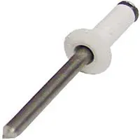 Behrents Rivets 3/8" X 3/16" X 3/8" - 250Pcs - White 1