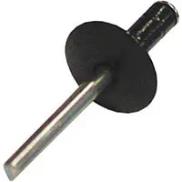 Behrents Multi Grip Head Rivets 3/8" X 3/16" X 3/8" - 250Pcs - Gloss Black 1