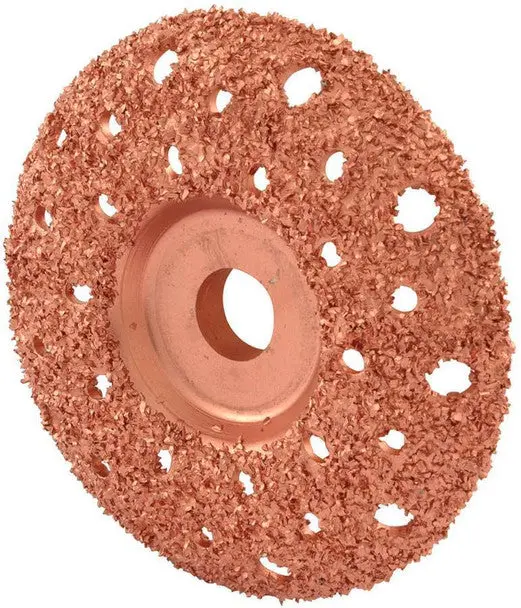 Allstar 4In Rounded 23 Grit Tyre Grinding Disc 5/8In Arbor Refresh Worn Outer Edges 1