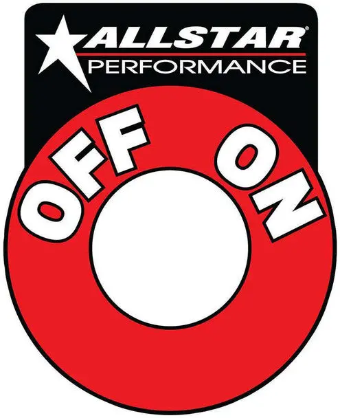 Allstar On/Off Battery Decal 1
