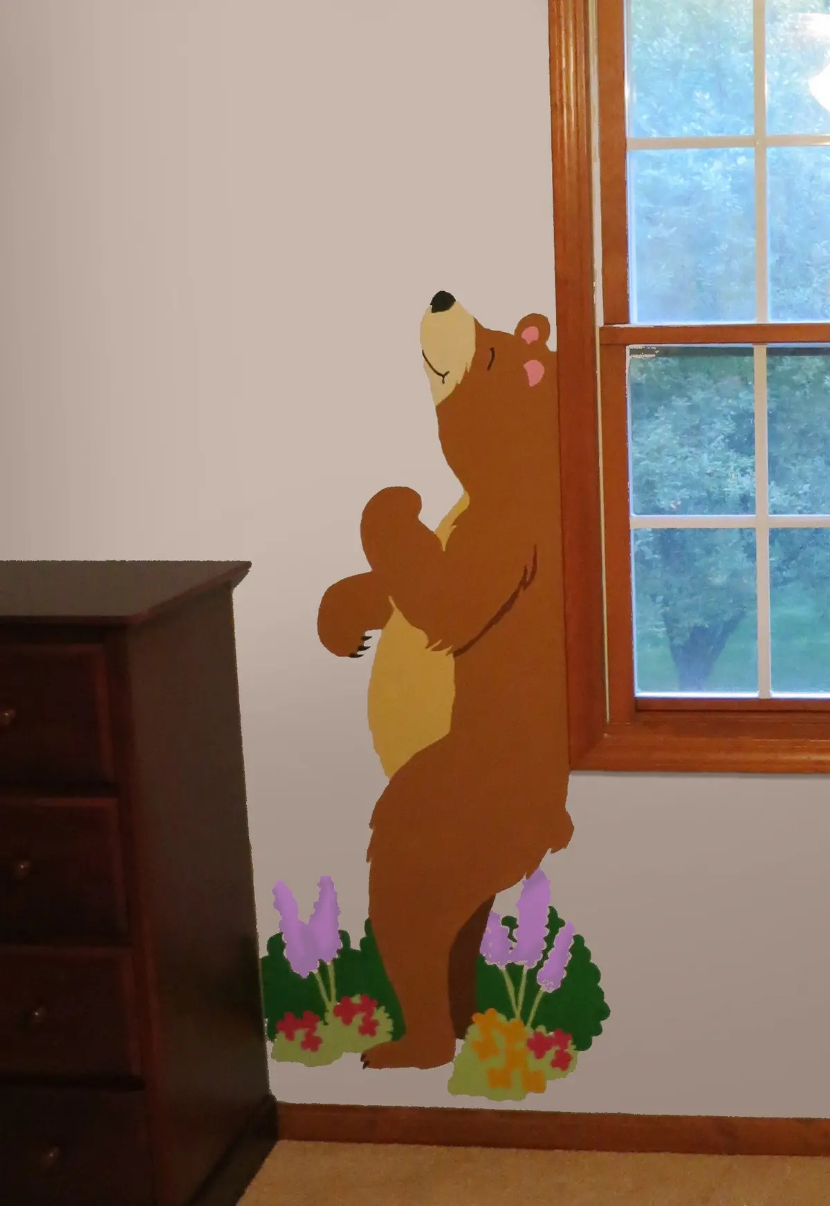 Aaaahhh' - Paint-By-Number Wall Mural 2