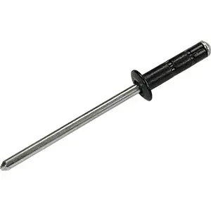 Behrents Rivets 3/8" X 1/8" X 1/4" - 250Pcs - Gloss Black 1
