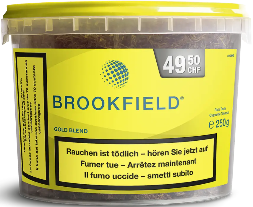 Brookfield Gold Blend Myo Tin 250G 1