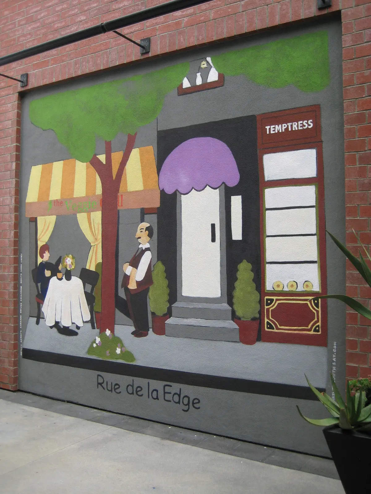 Cafe, Hotel & Parfumerie Paint-By-Number Wall Mural 2