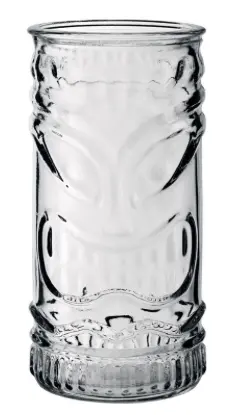 Boîte De 6 Verres Tiki Transparents - 46 Cl 1