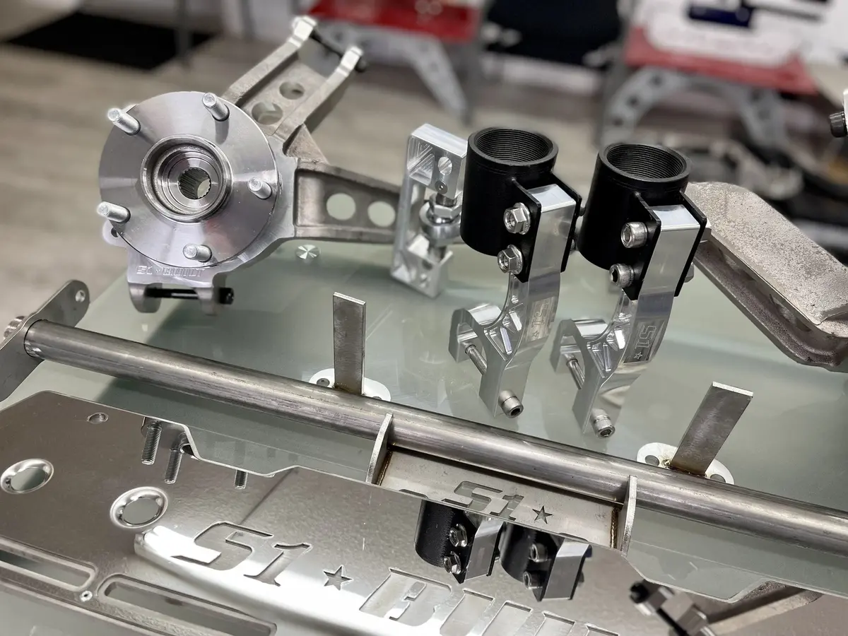 S1 Built Complete Awd Kit: Cast Aluminum Awd/Rwd/Fwd Rear Trailing Arms With Delta7 Rear Diff Mount Kit And Billet Forks 6