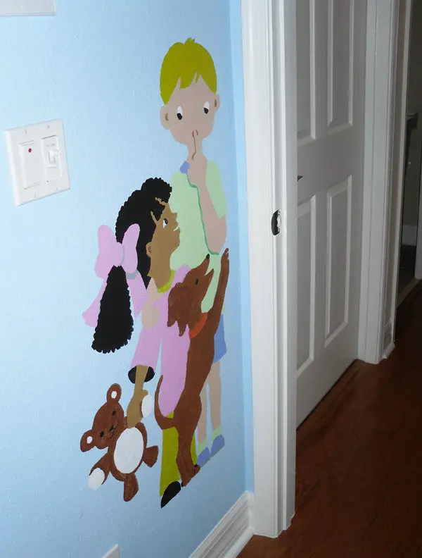 Clubhouse Kids Paint-By-Number Wall Mural 2