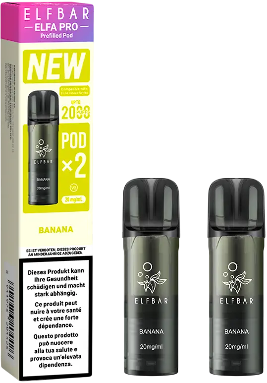 Elfbar Elfa Pro V2 Banana 2Ml 2Pods 1